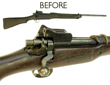 Photo Model on Us Model 1917 Enfield Service Rifle Restoration